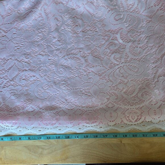 Vintage Lace and Pink Satin Skirt | Roselani Jasmin | Size Small - Picture 6 of 9